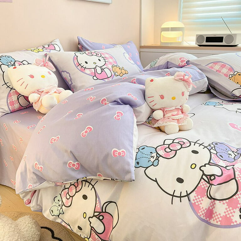 Sanrio Kawaii Hello Kitty Wall Covering Cartoon Cute Bedside