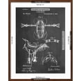 thumbnail image 5 of Art.com Horse Riding Saddle Patent Art Print, Brown Frame Wall Art, 23" x 29", 5 of 5