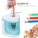 thumbnail image 4 of Sacapuntas eléctrico, sacapuntas eléctrico y con pilas para niños, sacapuntas inalámbrico automatizado para la escuela, el hogar, la oficina, el aula y más, 4 of 7