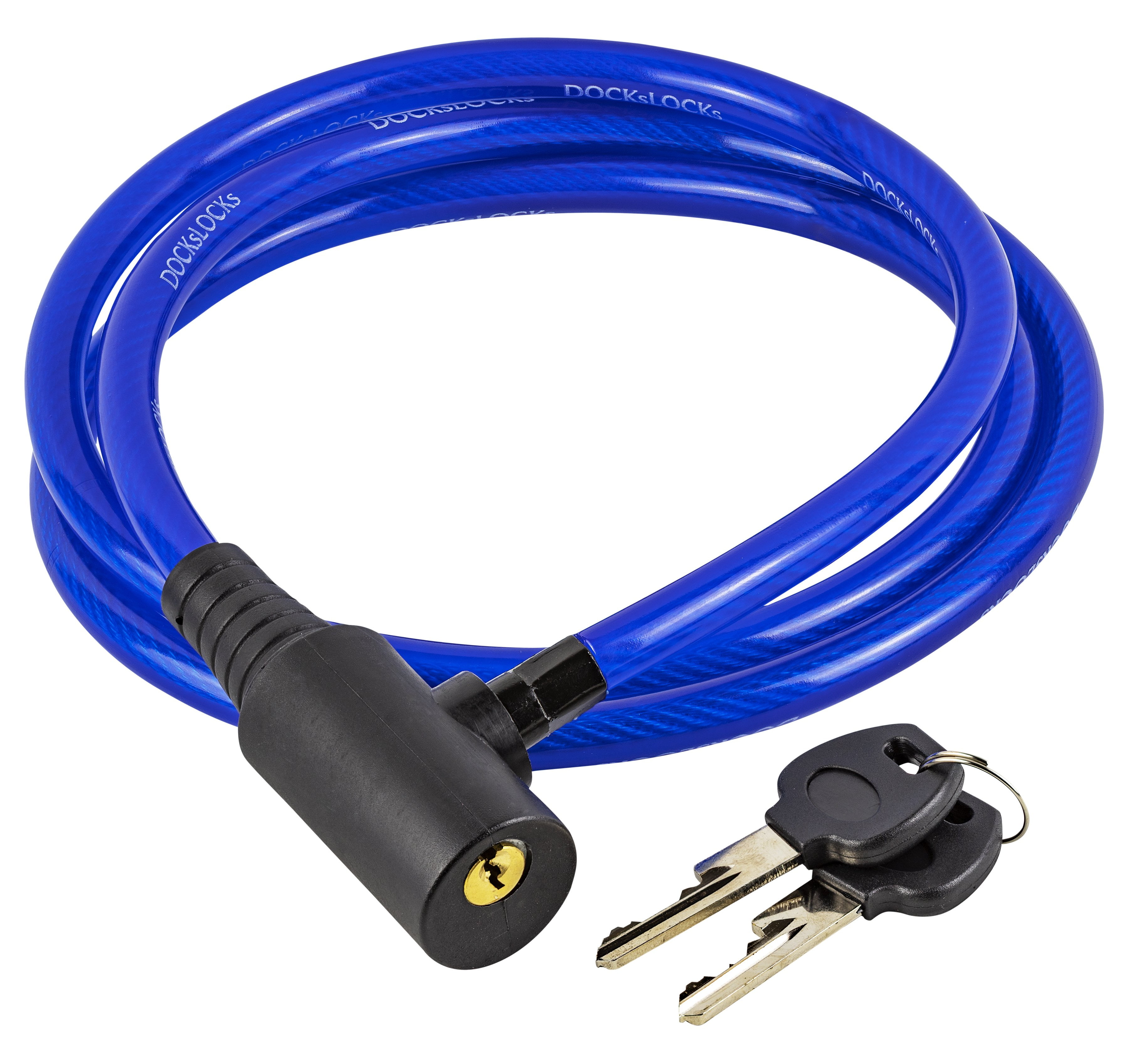 5, 10, 15, 20 or 25 DocksLocks Anti-Theft Weatherproof Straight Security Cable with Key Lock