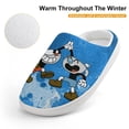 thumbnail image 4 of Cuphead Mugman Kid's Cotton Slippers Winter Warm Soft Plush Slippers with Rubber Sole Non-Slip Indoor Outdoor Slip on Shoes Fluffy House Slippers For Boys Girls Teen, 4 of 8