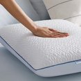 thumbnail image 5 of Sleep Innovations Forever Cool Oreiller en Mousse Mémoire Gel, Standard, Blanc, 5 of 5