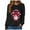Black, variant on Valentines Sweatshirt Women Gnomes Shirts Love Heart Sweater Crewneck Long Sleeve Pullover Tops (Hot Pink, XXL)