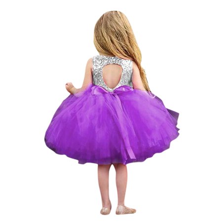 

Toddler Girls Casual Heart Sequins Party Princess Tutu Tulle Dress Outfits