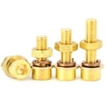 thumbnail image 5 of (5pcs) Brass Socket Head Cap Screws Nut Bolts Accessoriesfour Combination, M4x16mm, 5 of 5