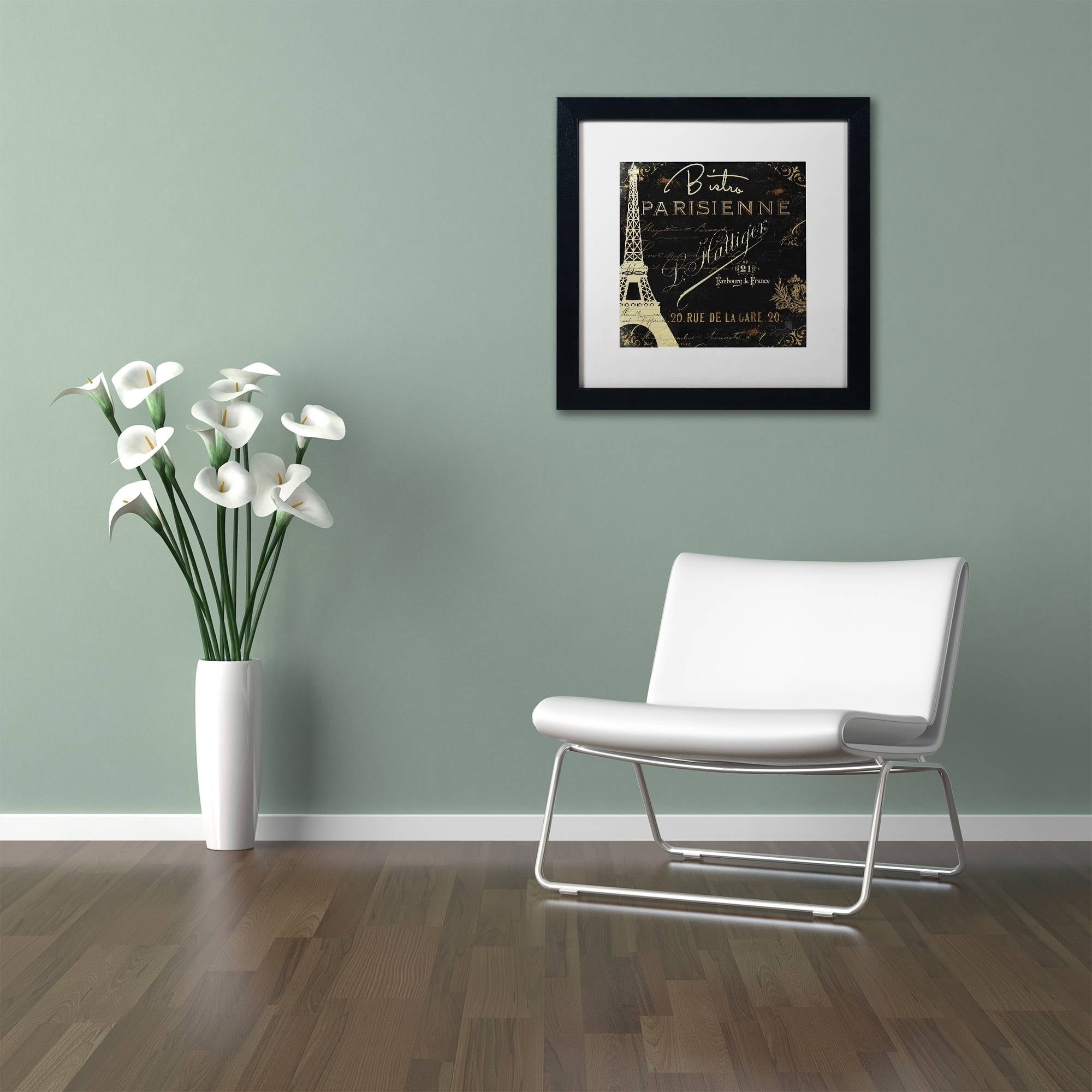 Trademark Fine Art "La Cuisine VI" Canvas Art by Color Bakery White Matte, Black Frame