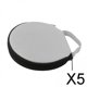 thumbnail image 1 of Estuche para CD Y DVD con Capacidad de 5x20 Piezas, Portátil, Antiarañazos, Compacto, Pequeño Y Redondo, Soporte para Discos DVD, de Almacen 5 piezas, 1 of 9