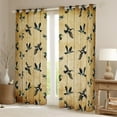 thumbnail image 2 of Manfei Rustic Mallard Black Out Curtains,Countryside Duck Curtains Pack of 2 (42x63 Each),Green Brown Bedroom Curtains For Boys Kids,Luxury Bedroom Decor, 2 of 6