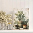 thumbnail image 2 of UXIEQU Botanical Potted Plant Textured Art Canvas Wall Art Print 15.75x11.81 Inches, 2 of 8