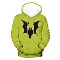 thumbnail image 5 of WXLWZYWL Funny Halloween Hoodies for Men Bat Design Shirt for Men with Pocket Drawstring Sweatshirt Hooded Costumes Pullover Tops Plus Size, 5 of 5