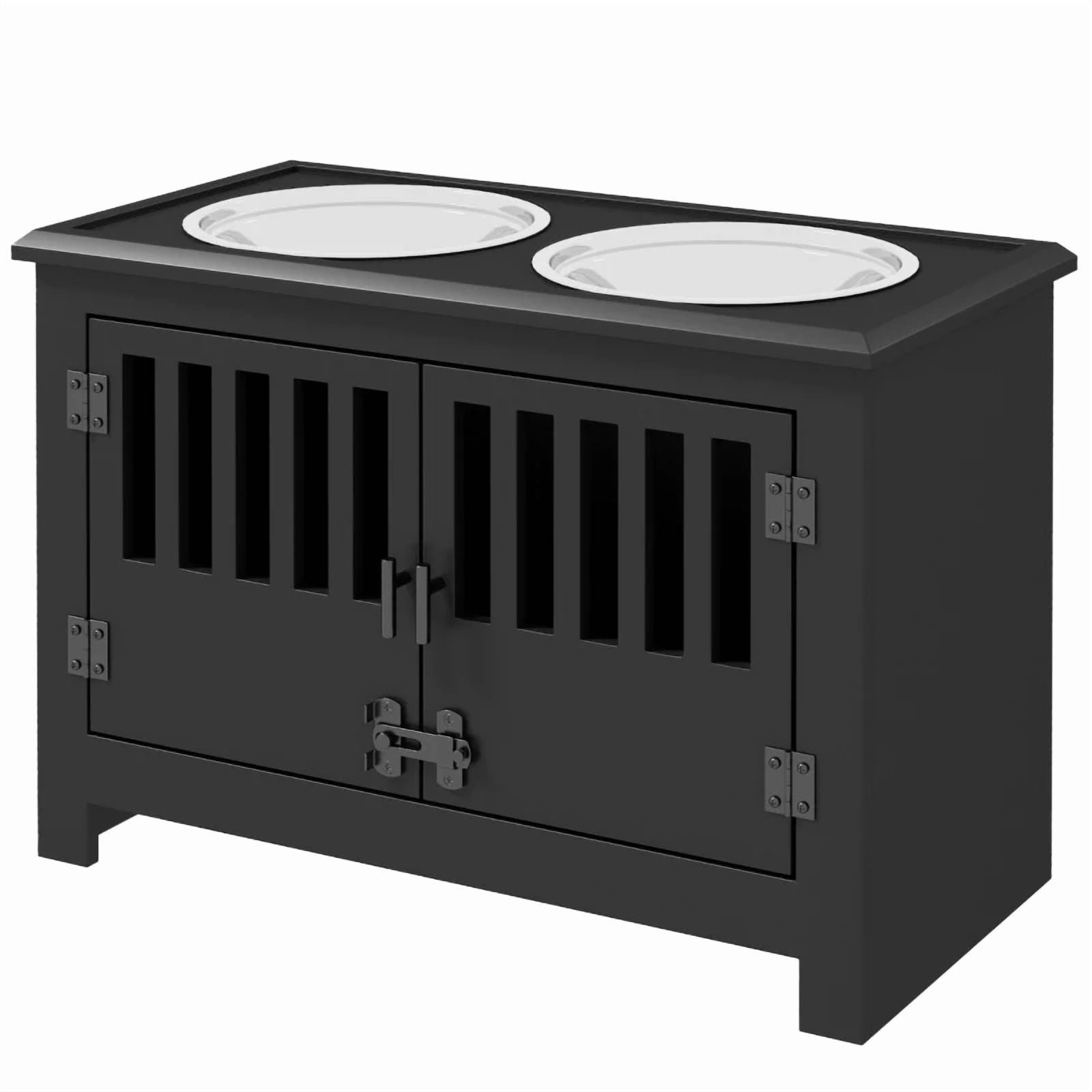 Dog Feeding Station, Dog Food Storage Cabinet