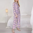 thumbnail image 2 of Bingfone Womens Pajama Sets Sheeps Print,Long Sleeve Loungewear Pajamas Set-Large, 2 of 8