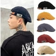Retro Vintage Street Beret Cap, 2025 New Vintage Street Beret Cap, Flat
