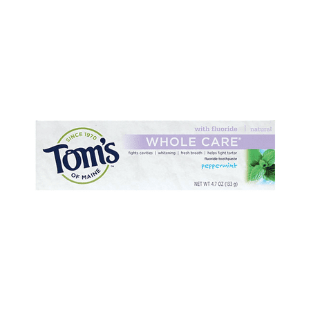 Tom's of Maine Peppermint Whole Care Toothpaste 4.7 oz
