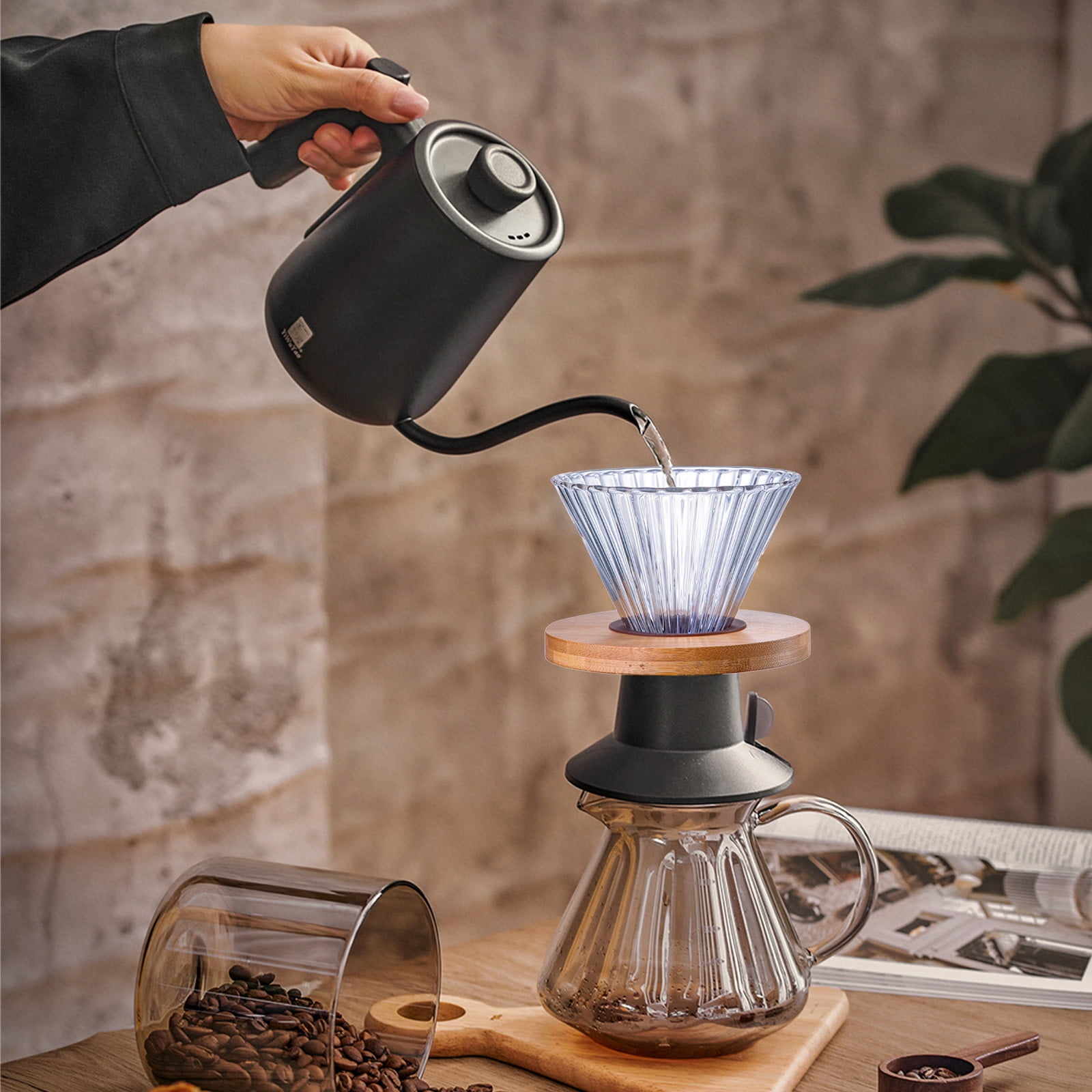 EDHITNR Clearance Coffee Filter Coffee Colored Glass Filter Mug