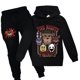 thumbnail image 1 of Kids Five Nights At Freddy's Tracksuit Set Long Sleeve Hoodies Hooded Sweatshirt Top Pants Fnaf Casual Outfits Activewear Gift Black 13-14 Years, 1 of 2