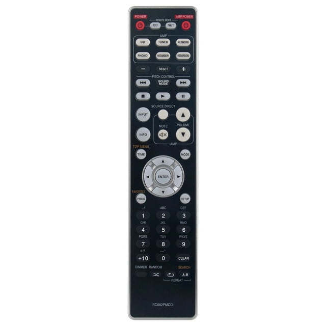 RC002PMCD Replacement Remote Control for Marantz Amplifier PM5005 CD5005 CD6005 PM6005