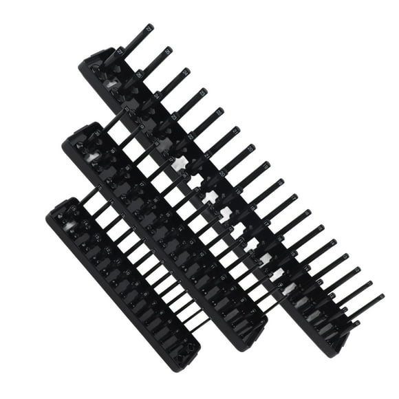 Socket Organizer Tray, Socket Storage Rack Multifunctional 3PCS for Toolboxes