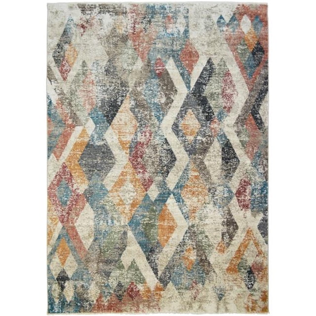Mayberry Rug OX3050 2X3 2 Pi 1 Po x 3 Pi 3 Po Tapis Oxford Lincoln pour Aire, Multicolore