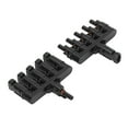 thumbnail image 4 of Conector de panel solar, 1 par de conectores de panel solar de rama HT de rama en T Conector de cable de panel solar macho hembra Durabilidad probada, 4 of 9