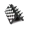 thumbnail image 3 of Peggybuy Mini Board Games Magnetic Chessmen Checkers Portable Flying Chess Camping Travel, 3 of 9