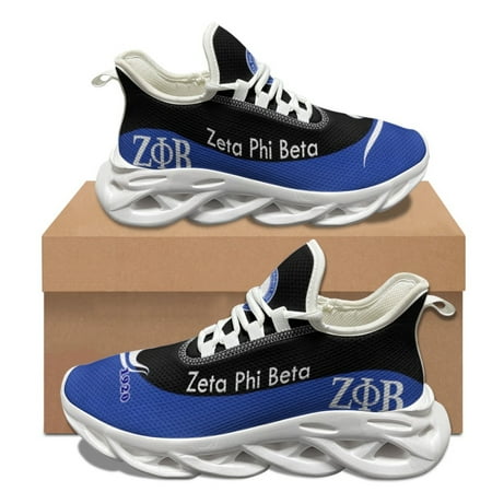 

Summer Shock Absorbing Sneakers Zeta Phi Beta Designer Printed Non-slip Flat Casual Shoes Lightweight Breathable Running Shoes