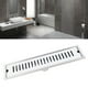 thumbnail image 4 of Desagüe De Piso De Ducha Rectangular, Fácil Instalación, Desagüe De Ducha Lineal Cepillado De 16 Pulgadas, Antiolor Para Baños Domésticos, 4 of 7