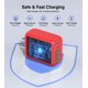 thumbnail image 3 of Cargador CSODINCE USB C de pared de 50 W, paquete de 2, 5 puertos PD+QC 3.0, 3 of 7