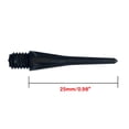 thumbnail image 3 of 100 Pcs Pointe de Fléchette en Plastique Pointe de Fléchette Souple 2Ba Pointe de Remplacement Haute Précision Accessoires de Fléchettes Électroniques, 3 of 5