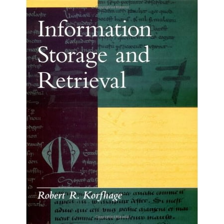 Information Storage and Retrieval [Hardcover - Used]