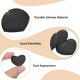 thumbnail image 3 of Uxcell Tennis Racket Vibration Dampener Soft Silicone Racket Shock Absorber for Tennis Racquet String - Heart Shaped Black, 3 of 6