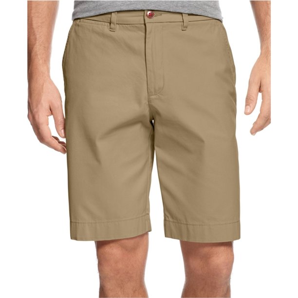 Tommy Hilfiger Mens Big & Tall Casual Chino Shorts, Marrón, 56 Grande