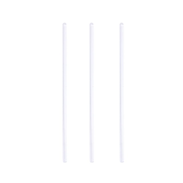 EeaseMX 12 varillas agitadoras de vidrio, bureta mezcladora de vidrio, agitador, herramientas transparentes de laboratorio para su uso