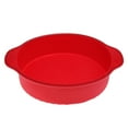 thumbnail image 1 of simhoa Moule Rond en Silicone 8 Pouces Moule à Gâteau Pizza Pain Mousseur Outil de Cuisson 27x25cm, 1 of 7