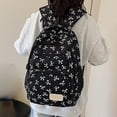 thumbnail image 5 of Fgnfyis Backpack for Girls Stylish Womens Bow Cute Shoulder Bag for Daily Use Commute Work Travel School Versatile Carryall Kindergarten Backpack Black, 5 of 8