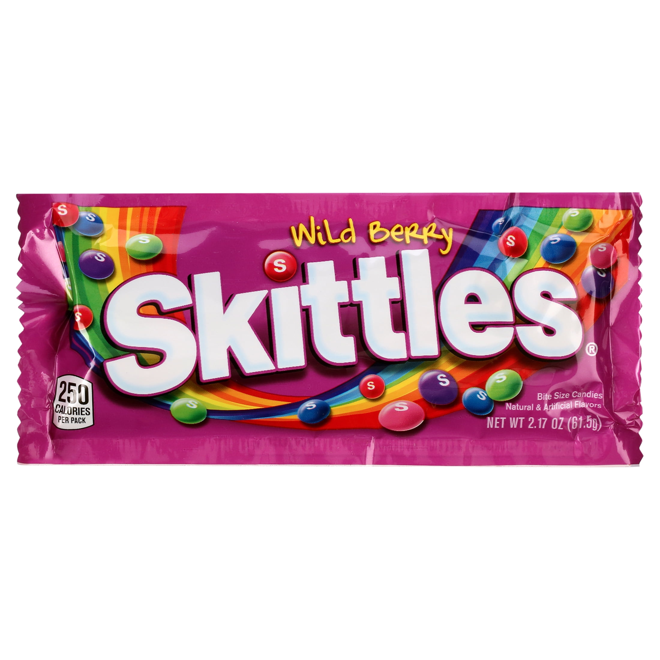 Skittles Wild Berry Chewy Candy, Full Size, 2.17 oz, 36-count