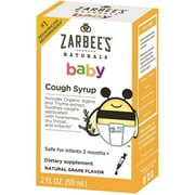 ZarBee's Naturals Baby Cough Syrup, Natural Grape Flavor 2 oz