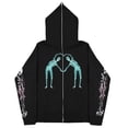 thumbnail image 5 of Sudaderas oscuras europeas y americanas para hombres y mujeres, sudaderas con capucha, parejas góticas, sudaderas Harajuku con cremallera de gran tamaño, 2023, 5 of 5