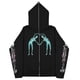 thumbnail image 5 of Sudaderas oscuras europeas y americanas para hombres y mujeres, sudaderas con capucha, parejas góticas, sudaderas Harajuku con cremallera de gran tamaño, 2023, 5 of 5