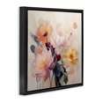 thumbnail image 2 of Stupell Industries Glam Elegant Blooming Dahlias Black Floating Frame Canvas Art, 25 x 25, by Irena Orlov, 2 of 7