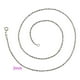thumbnail image 2 of Cadena Singapur Dama 45 Cm 2 Mm Grosor Oro Blanco 14k Lam blanco Unitalla, 2 of 8