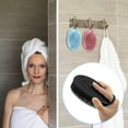 thumbnail image 4 of Exfoliating Silicone Body Scrubber Easy to Clean, Lathers Well, More Hygienic Than Traditional Loofah，Long Lasting 2 Pack, 4 of 7