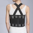 thumbnail image 4 of Double Straps Rib Brace,Thorax Support Chest Brace Breathable Elastic Adjustable Protective Chest Binder Belt for Rib, 4 of 8
