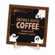 thumbnail image 1 of Letrero de escritorio de Halloween, letrero de madera para café, letrero artístico, letrero decorativo de fantasma para mesa. Estilo F, 1 of 9