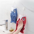 thumbnail image 2 of Quick Dry Soft Absorbent Microfiber Hand Wipe Towel Bathroom Cleaning Cloth with Hanging Rope Kitchen Dishcloth Home Supplies, 2 of 10