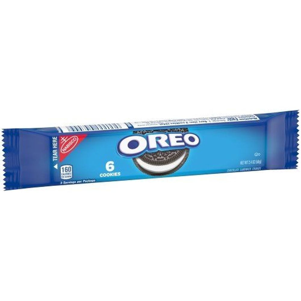 Oreo Sandwich Cookies - Sleeve Pack, 2.4 Ounce -- 120 per Case.