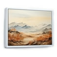 thumbnail image 2 of Designart "Whispering Serenity Of A Mountain Morning II" Landscape Mountains Floater Framed Wall Art Prints, 2 of 5