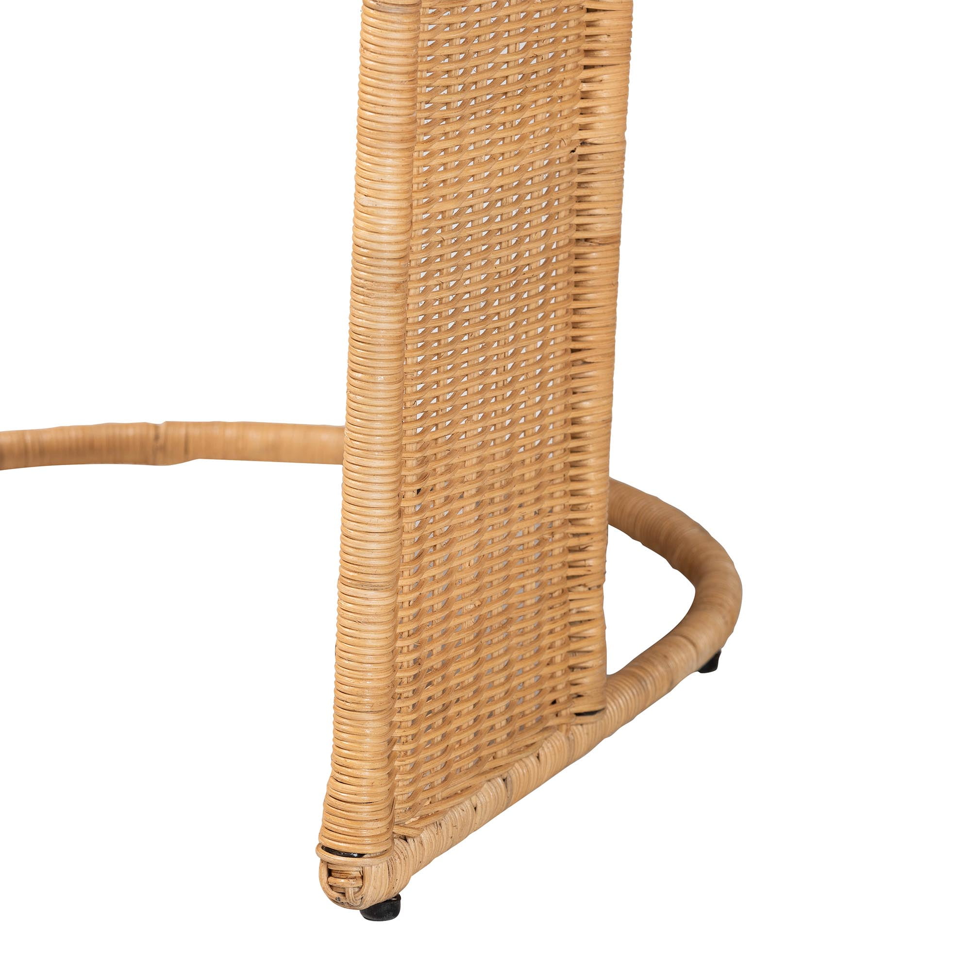 bali & pari Arisu Boho Dining Set, 5-Piece, Light Honey