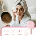 thumbnail image 7 of RAGUPEL Hand Mirrors with Handle,Mirror with Round Panel 5.1"*3.1"*0.8" Small Mirror,Rose Shape Handheld Mirror,Pink, 7 of 7