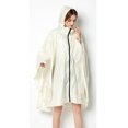 thumbnail image 3 of Imperméable Respirant en Polyester pour Hommes et Femmes, Randonnée, Voyage, Pliable, Beige, 3 of 6